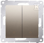 Kontakt Simon DW22A.01/44 SIMON54 JUNGTIS, MATINĖ AUKSO