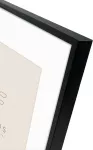 Ramka Focus Aster Juodas 24x30/PP 18x24