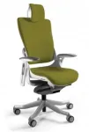 Unique Biuro kėdė Wau 2 BL411 olive/balta audinys