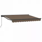 I&scaron;traukiama markizė Taupe 3,5 x 2,5 m Poliesteris ir aliuminis