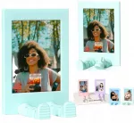 Nuotraukų rėmelis Ramka LoveInstant Stojąca na zdjęcia Instax Mini 99 41 12 11 Evo Liplay Zink 2x3 / žalia (SB11404)