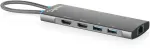Digitus Doko stotelė usb-c 9-portowa, 2x hdmi 4k/60hz, 4x usb-a + 1x usb-c 3.2 gen1, rj45 gigabit, power delivery 100w, mst/sst, kabelis 18cm