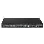 &Scaron;akotuvas EdiMax valdomas komutatorius EDIMAX GS-5654PLX V2 &ndash; 48x 100 1000Mbps RJ45, 6x 10GbE SFP+, PoE+ 400W Didelio nuotolio