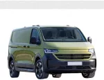 GrizzGlass Bespalvė techninė danga HeavyDuty Clear kairiajai krovinio skyriaus durų slenksčio pusei, skirta Volkswagen Transporter (2024-2026)
