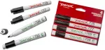Penol Marker 700+777+0700+0750, permanent, juodas - with 4 pcs. (12901001)