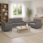 Sofa Sofos komplektas 3 vnt. Taupe Audinys