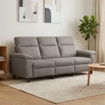 Sofa Taupe 214 x 90 x 95 cm Audinys