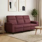 Sofa Violetinė 214 x 90 x 95 cm Audinys