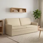 3 vietų sofa Kreminė 190 x 81 x 82 cm Audinys