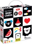 Dėlionė Lavinamosios kortelės kūdikiui High Contrast Baby Cards 0m+ 3m+