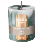 Candle. cylindrical Bolsius Malachite Žalias. 8/6.8cm