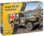 Surenkamas Italeri Dodge WC-54 sanitarinio automobilio modelis 1/35 90226