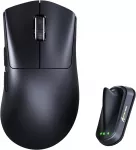 ATTACK SHARK V8 belaidė žaidimų pelė, 8000 Hz, PAW3950MAX, 42000 DPI, Bluetooth