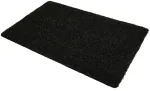 PAPERFLOW purvą sulaikantis kilimėlis NEVADA, 1.000 x 1.500 mm, juodas su &scaron;epečio efektu, skirtas intensyvaus eismo zonoms, &ndash; 1 vnt. (4TNE100X150.01)