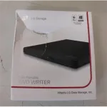H.L Data Storage Ultra Slim Portable DVD-Writer GP57EB40 Interface USB 2.0 DVD&plusmn;R/RW CD read speed 24 x CD write speed 24 x Juodas