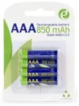 GEMBIRD AAA tipo akumuliatoriai, paruo&scaron;ti naudoti, 850 mAh, blisteris, 4 vnt.