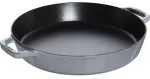 Staub ketaus keptuvė su dviem rankenomis - 34 cm, grafito
