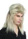 Wig Me Up - Cw-032-kii12tkb88 perukas karnavalui, skirtas moterims ir vyrams, &scaron;viesūs plaukai, a&scaron;tuntojo de&scaron;imtmečio stilius