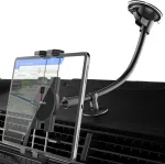 Phichy automobilinis/sunkvežimio plan&scaron;etinio kompiuterio laikiklis 4.7-13 colių ipad, lankstus ilgas laikiklis su siurbtuku plan&scaron;etiniams kompiuteriams ipad pro/air/mini, galaxy tab, fire hd, iphone