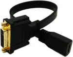 Default Hdmi į Dvi Adapteris, 0.3m, 1080p