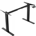 Vevor reguliuojamo auk&scaron;čio stalo rėmas 70-117cm ir ilgio 95-158cm, juodas