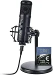 Dockin&reg; Mp2000 Studio Usb mikrofonas, skirtas Pc ir Mac, nulinio latenti&scaron;kumo stebėjimo stovas su sunkiu trikoju, skirtas balso ir instrumentų įra&scaron;ymui, transliacijai ir podcast'ams, su Led lemputėmis
