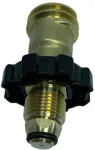 Propano bako adapteris, skirstytuvo adapteris, propano adapteris konvertuoja žalvarį