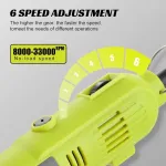Dewinner daugiafunkcis įrankis, 200 w rotacinis įrankis, belaidis rotacinis įrankių rinkinys su 135 priedais, 6 reguliuojami greičiai, 8000-35000 aps/min, skirtas graviravimui, gręžimui, pjovimui, &scaron;lifavimui, graviravimui