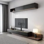 Laikiklis Maclean Mc-450 tv stovas 32-65 colių qled lcd led oled plazminiams televizoriams iki maks. 40 kg vesa 400 x 400, reguliuojamo auk&scaron;čio