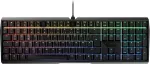 Cherry mx board 3.0 s laidinė žaidimų klaviatūra su rgb ap&scaron;vietimu, voki&scaron;kas i&scaron;dėstymas (qwertz), mx silent red jungikliai, juoda