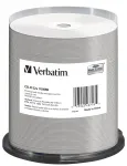 Vinilinė plok&scaron;telė Cd-r diskas Verbatim 700mb 100vnt (cake 100) baltas, skirtas terminiam spausdinimui