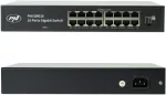 &Scaron;akotuvas Komutatorius PNI SW016, 16 x 10/100/1000 Mbps, Gigabit, metalinis korpusas