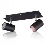 Light Prestige Dvigubas lubinis &scaron;viestuvas, spot halogeninis Gu10, pavir&scaron;inis, sieninis