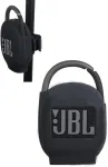 Kompiuterio kolonėlės Silikoninis dėklas Jbl Clip 5 / Clip 4 garsiakalbiui (juodas)