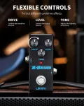 Lekato Overdrive gitaros pedalas Blues Drive Vintage Overdrive pedalas Analoginis Overdrive gitaros efektų pedalas elektrinei gitarai (b-breaker)