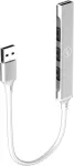 Mobility Lab Ml314013 - plonas usb &scaron;akotuvas 4usb 2.0 - plug and play, 4 usb prievadai, greitas duomenų perdavimas, plonas dizainas, aliuminio apdaila, suderinamas su macos ir windows