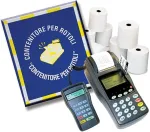 5 Stelle terminio popieriaus ritinėlių pakuotė, 100 vnt., 57 mm x 20 m - bankomatams, kasos aparatams su terminu popieriumi - geriausia kokybė