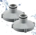 Kyzuzia 2 x baseino dulkių siurblio adapteris (80 mm į 32 mm) siurbimo žarnai, adapteris baseino žarnai prie filtravimo sistemos greitai pastatomiems baseinams