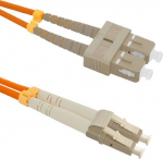 QOLTEC 54039 Qoltec Optic Patchcord SC/UPC - LC/UPC Multimode 50/125 OM2 Duplex 1m