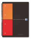 Sąsiuvinis su spirale OXFORD INTERNATIONAL NOTEBOOK, A4+, 80 lapų, langeliai