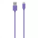 Belkin Range 2m Micro USB kabelis i&scaron;maniesiems telefonams ir plan&scaron;etiniams kompiuteriams - Violetinė