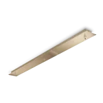 Pakabinamas &scaron;viestuvas Ideal Lux rosone metallo 3 luci ottone brunito