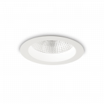 Lubinis &scaron;viestuvas Ideal Lux 20W recessed lamp 1 light BASIC, 3000K, baltas