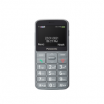 Panasonic | KX-TU160 | Lengvas naudojimas mobilusis telefonas | Pilkas | 2,4 colio | TFT-LCD | Bluetooth | USB versija USB-C | Integruota kamera | Pagrindinės kameros skiriamoji geba 0,3 MP