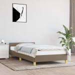 Lova Lovos rėmas be čiužinio, taupe spalvos, 100x200cm, audinys