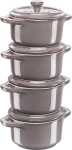 Restaurant Week Restorano savaitė Staub Mini Cocotte Round, 4 vnt.