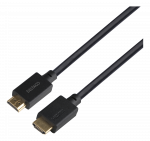 Ultra High Speed HDMI kabelis DELTACO 1m, eARC, QMS, 8K 60Hz, 4K 120Hz, LSZH, juodas / HU-10-LSZH