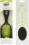 WET BRUSH WETBRUSH RETAIL SHINE ENHANCER juodas plaukų &scaron;epetys su &scaron;erno &scaron;ereliais