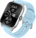 I&scaron;manusis laikrodis Garret GRC Activity 2, Sidabro spalvos korpusas su žydros spalvos dirželiu + papildoma sidabrinė apyrankė