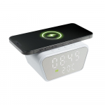 Fusion Accessories Fusion FNZ01 Wirelles pakrovėjas 15W su laikrodžiu ir termometru baltas
